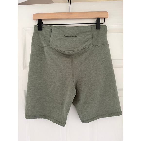 Outdoor Voices Pants - Outdoor Voices Womens Green Bike Shorts Activewear Athleisure
